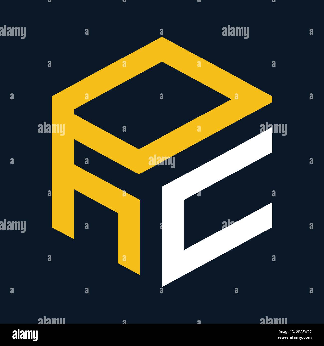Luxury RC or CR Initial Monogram Text Letter Logo Design Stock Vector ...