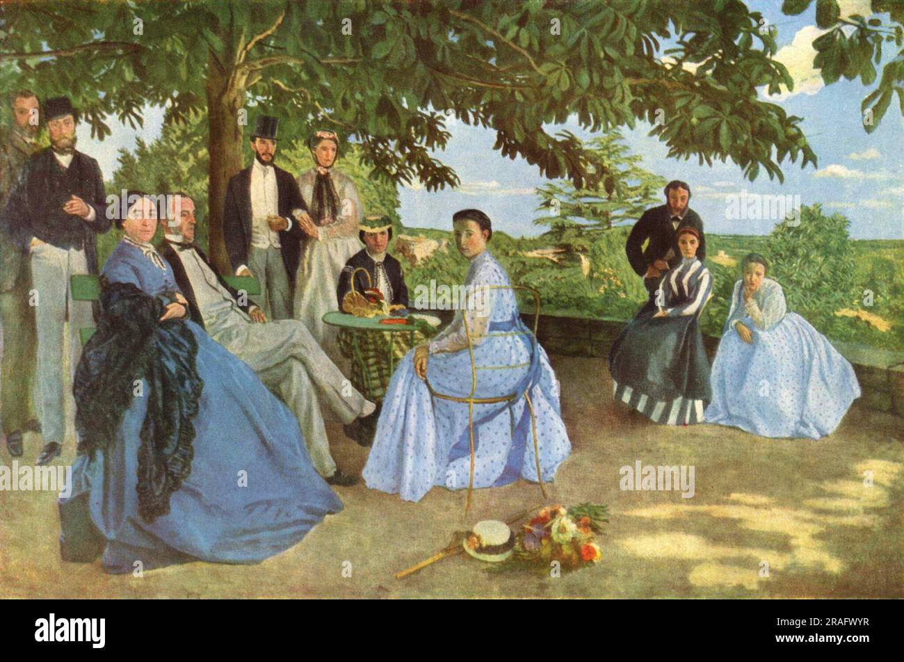 Nathan 3000 piece puzzle, 'Family Reunion', by F. Bazille, 1997 - Rare Nathan 3000 piece puzzle, 'Family Reunion', by F. Bazille, 1997 - Rare
