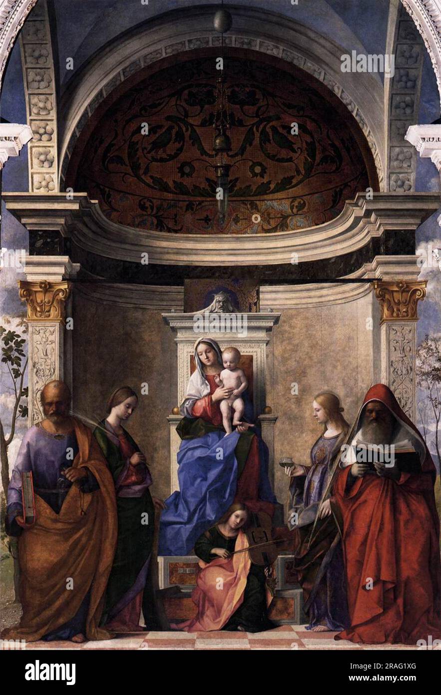 San Zaccaria Altarpiece 1505; Venice, Italy by Giovanni Bellini