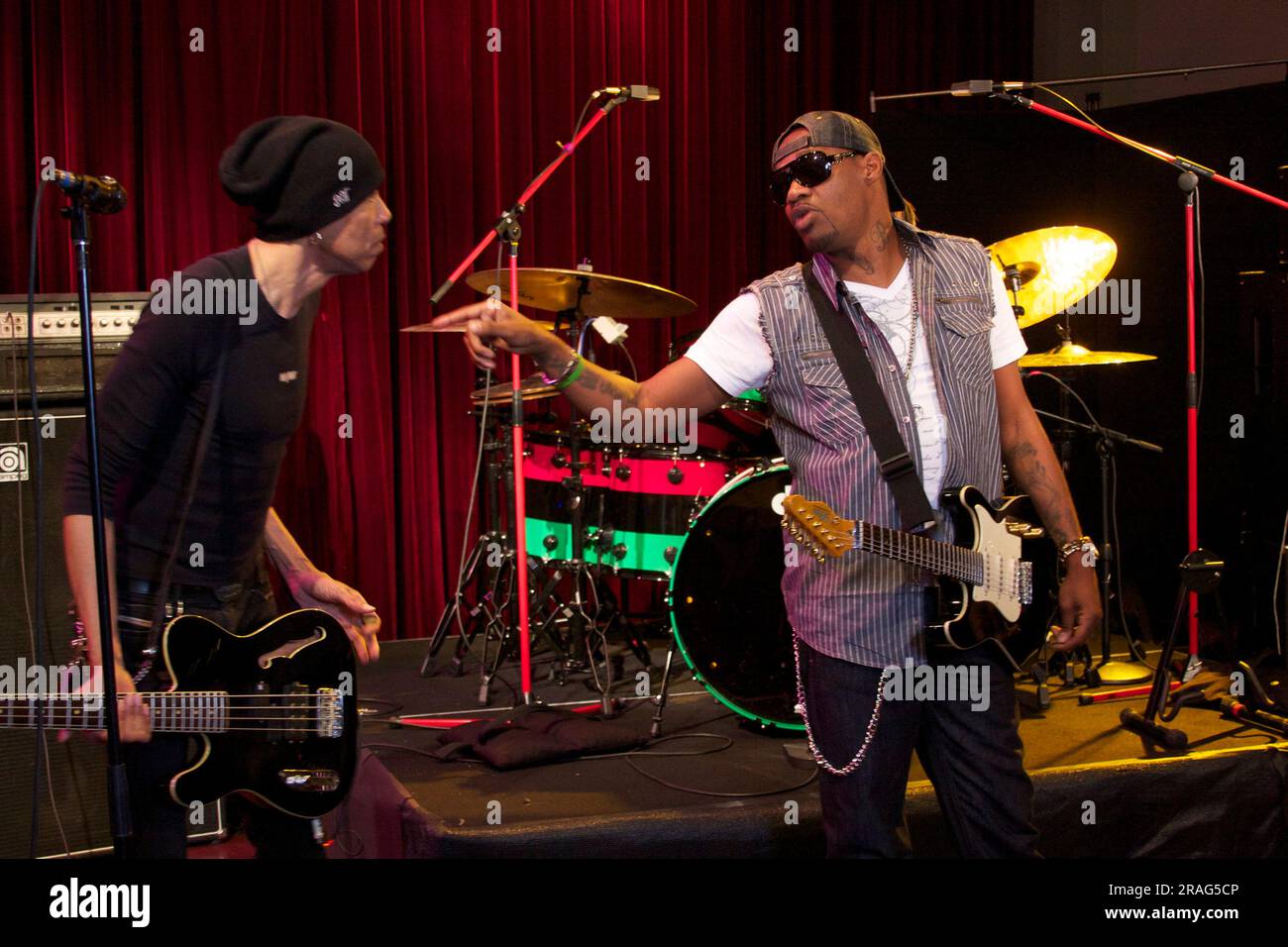 Doug Pinnick, Eric Gales photographed in Sausalito, California in 2013 Credit: Ross Pelton/MediaPunch Stock Photo