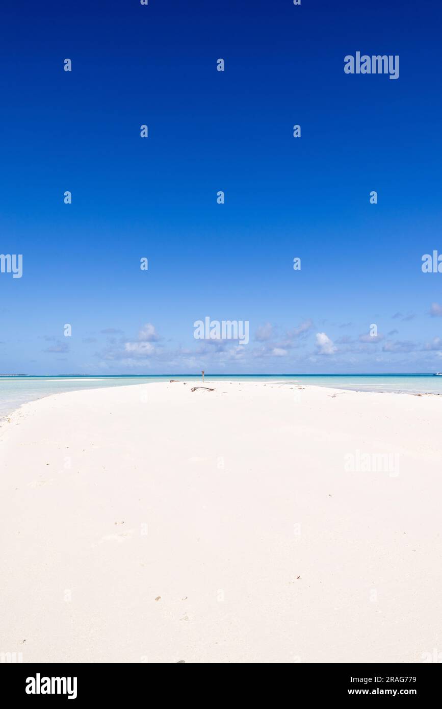 The beach is my happy place Stock Photo