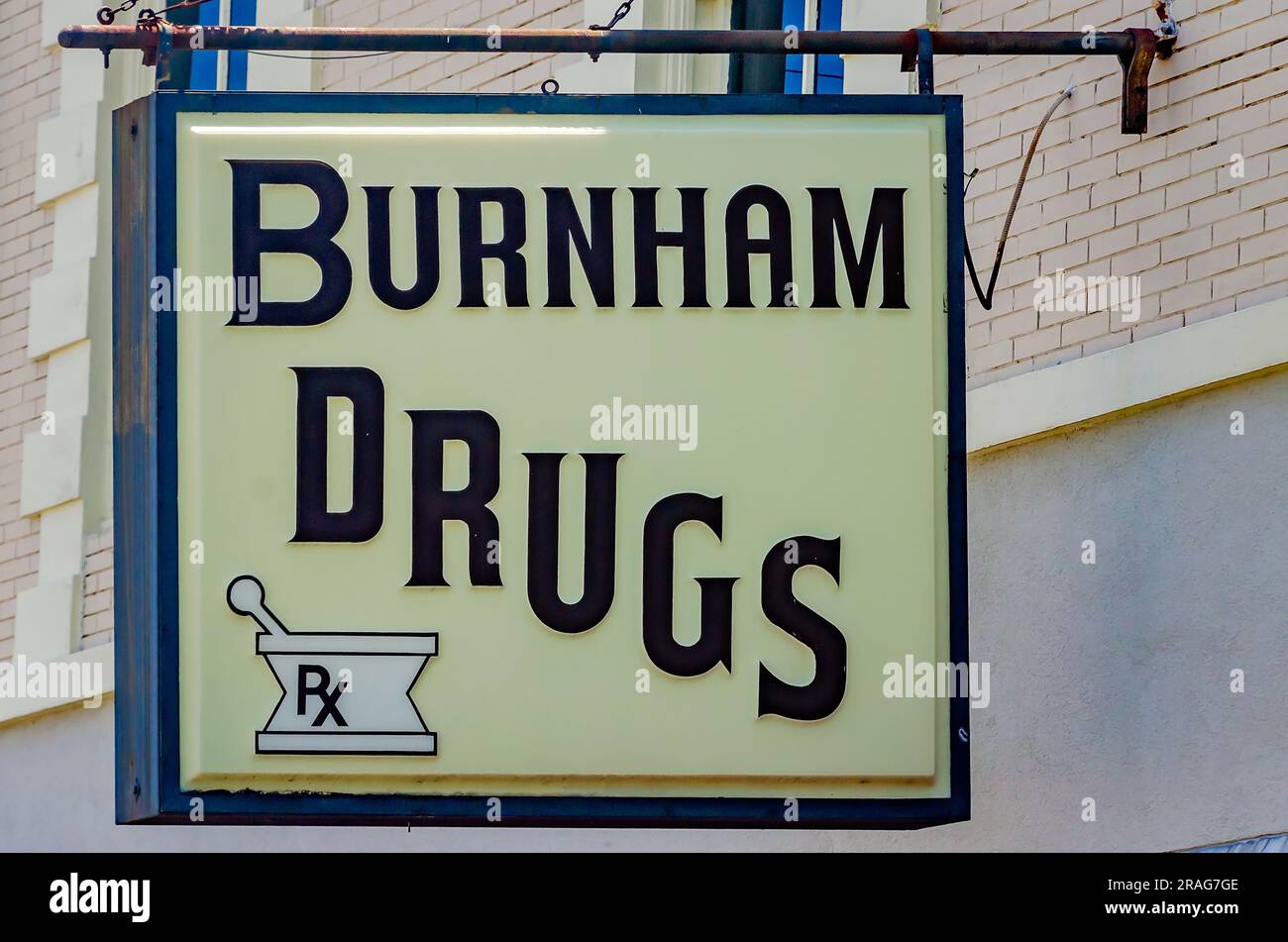 Burnham Drugs is pictured, June 24, 2023, in Moss Point, Mississippi