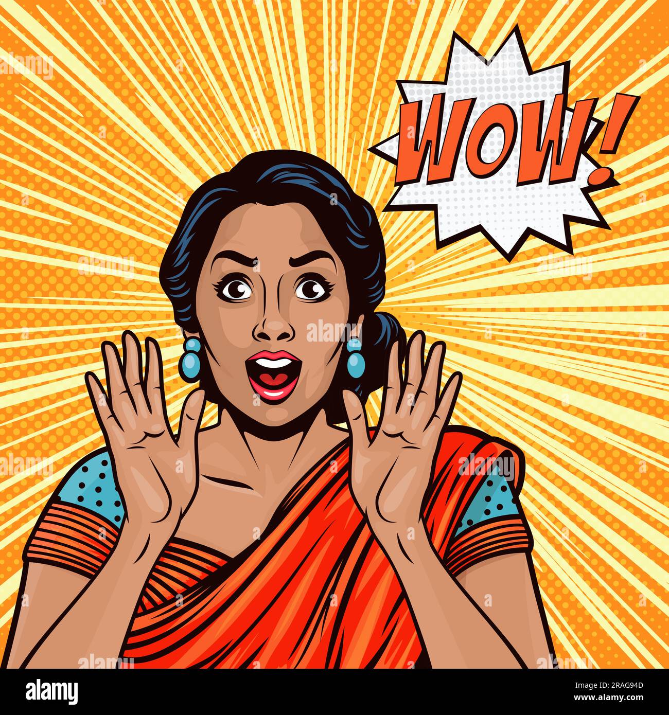 Woman shopping in india Stock Vector Images Alamy