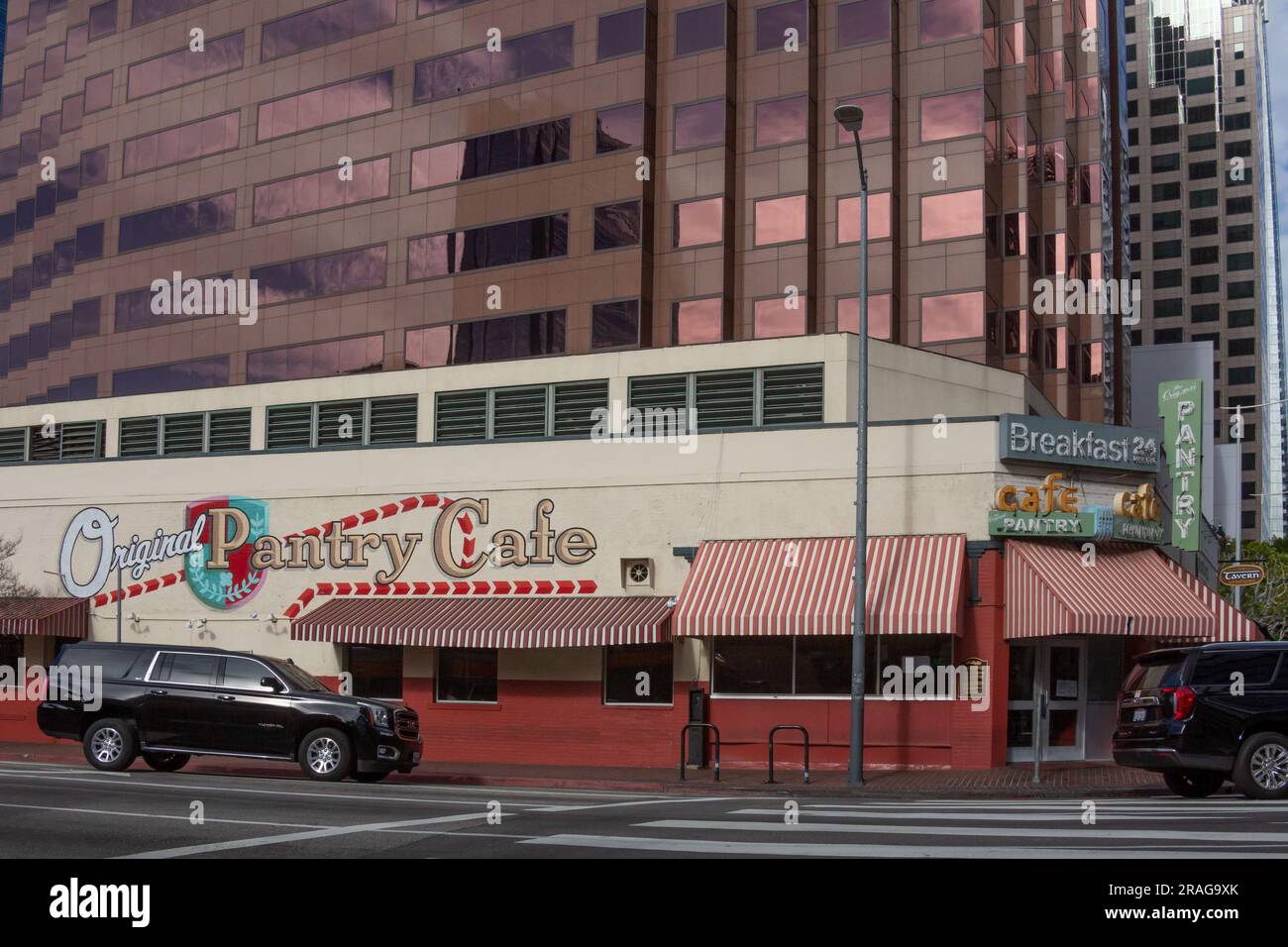 The Original Pantry Cafe in Downtown Los Angeles, CA, USA Stock Photo