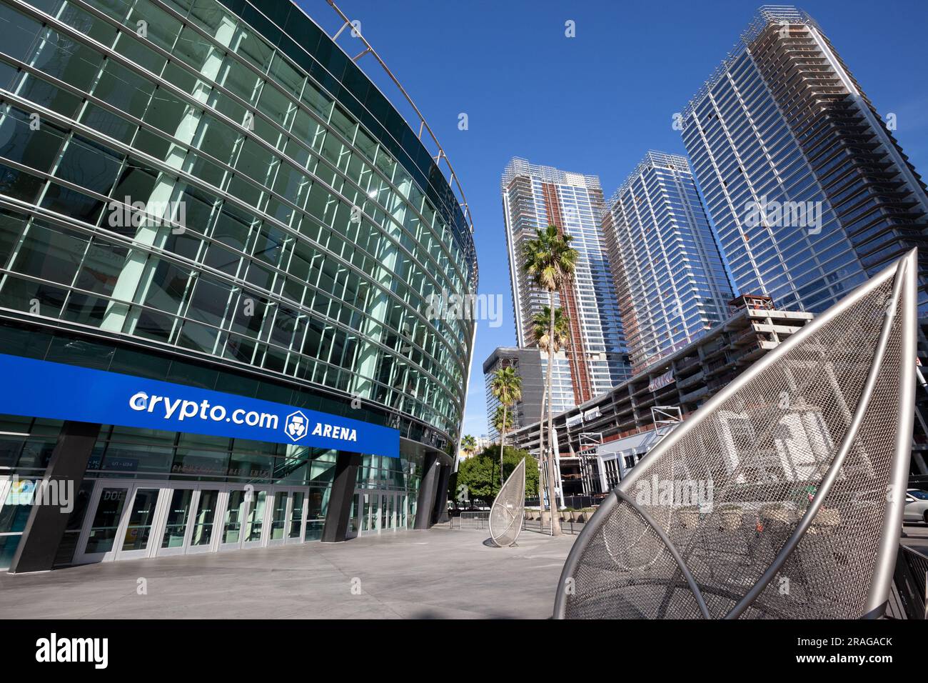 Crypto.com Arena at L.A. Live in Downtown Los Angeles, CA, USA Stock Photo  - Alamy