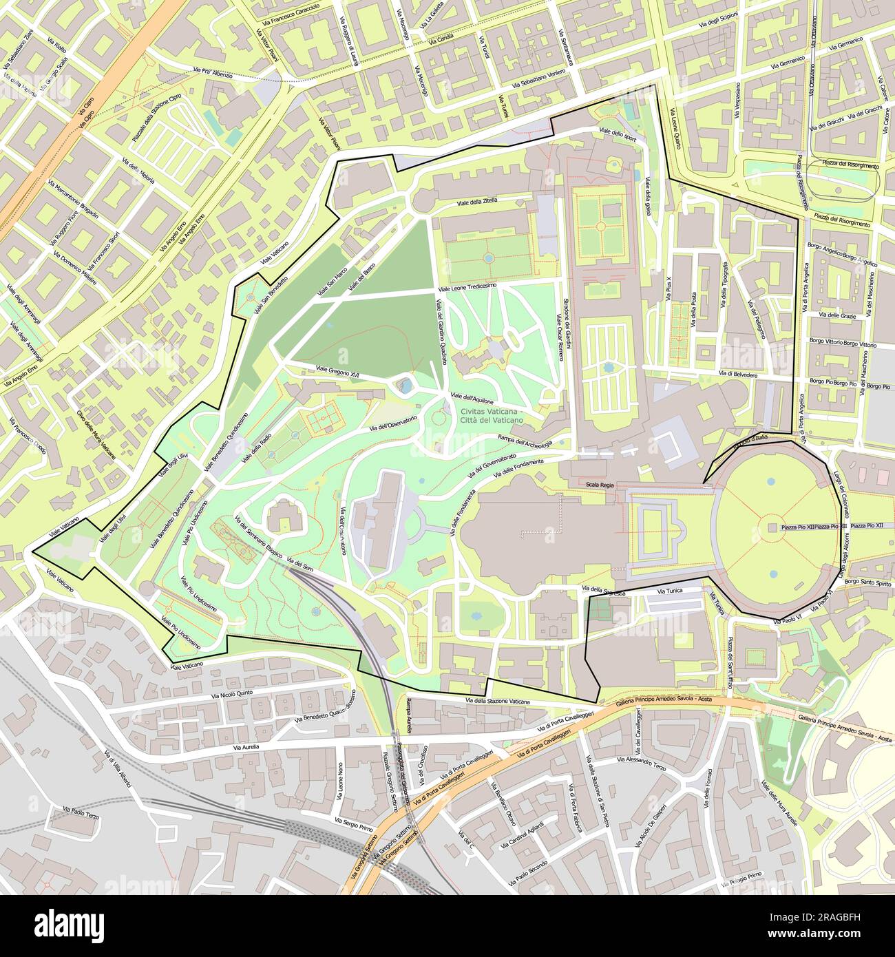 Vector Map of Vatican City data - Vector Map Of Vatican City Data From Openstreetmap 2RAGBFH 