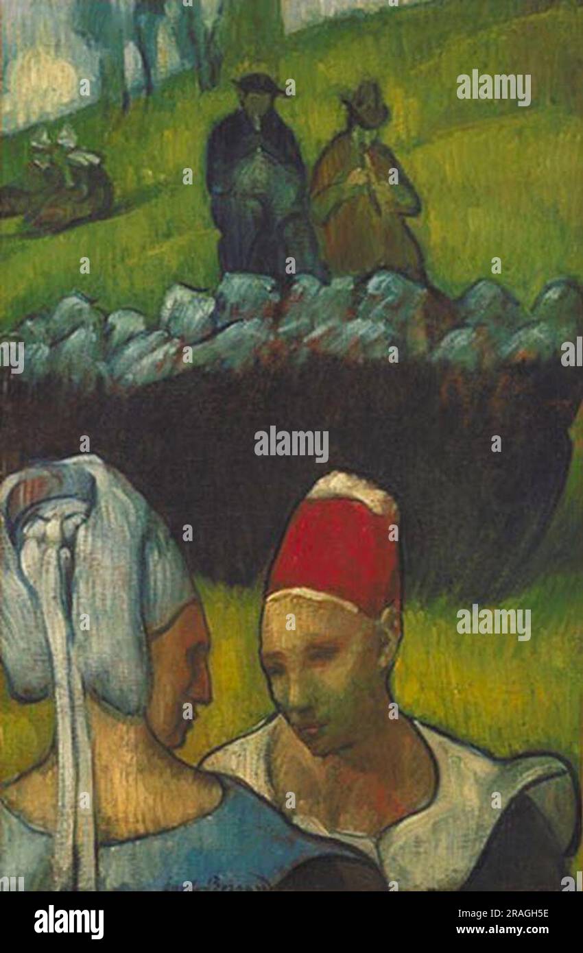 Bretons 1890 by Emile Bernard Stock Photo Alamy