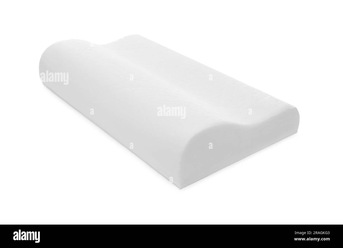 Orthopedic memory foam pillow isolated on white Stock Photo Alamy