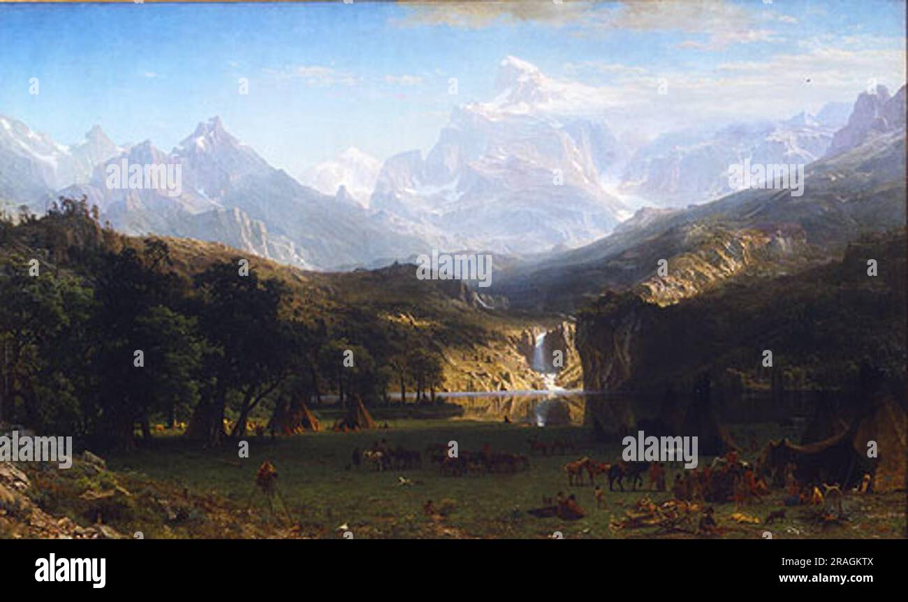 ARTCANVAS The Rocky Mountains Lander's Peak 1863 outlet Canvas Art Print by Albert Bierstadt