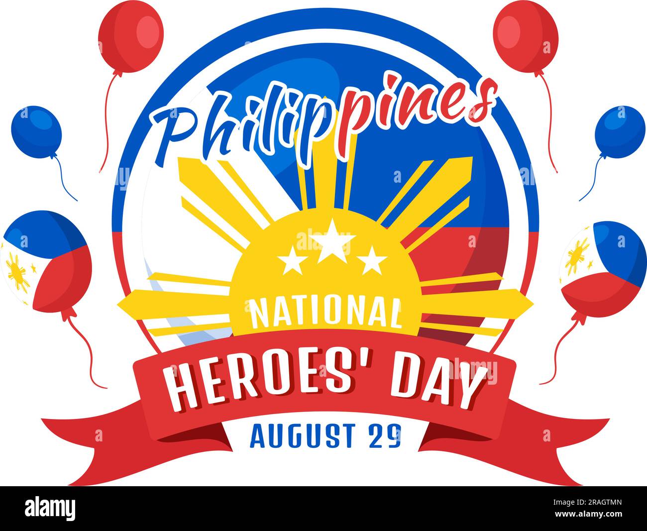 Happy Philippines National Heroes Day Vector Illustration with Waving Flag  in Hero Celebration Flat Cartoon Hand Drawn Background Templates Stock  Vector Image \u0026 Art - Alamy, image size:1300x1067