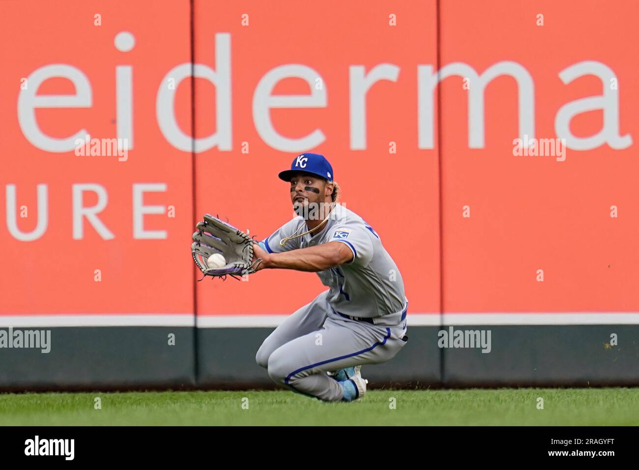 Byron Buxton of the Minnesota Twins celebrates against the Kansas in  2023