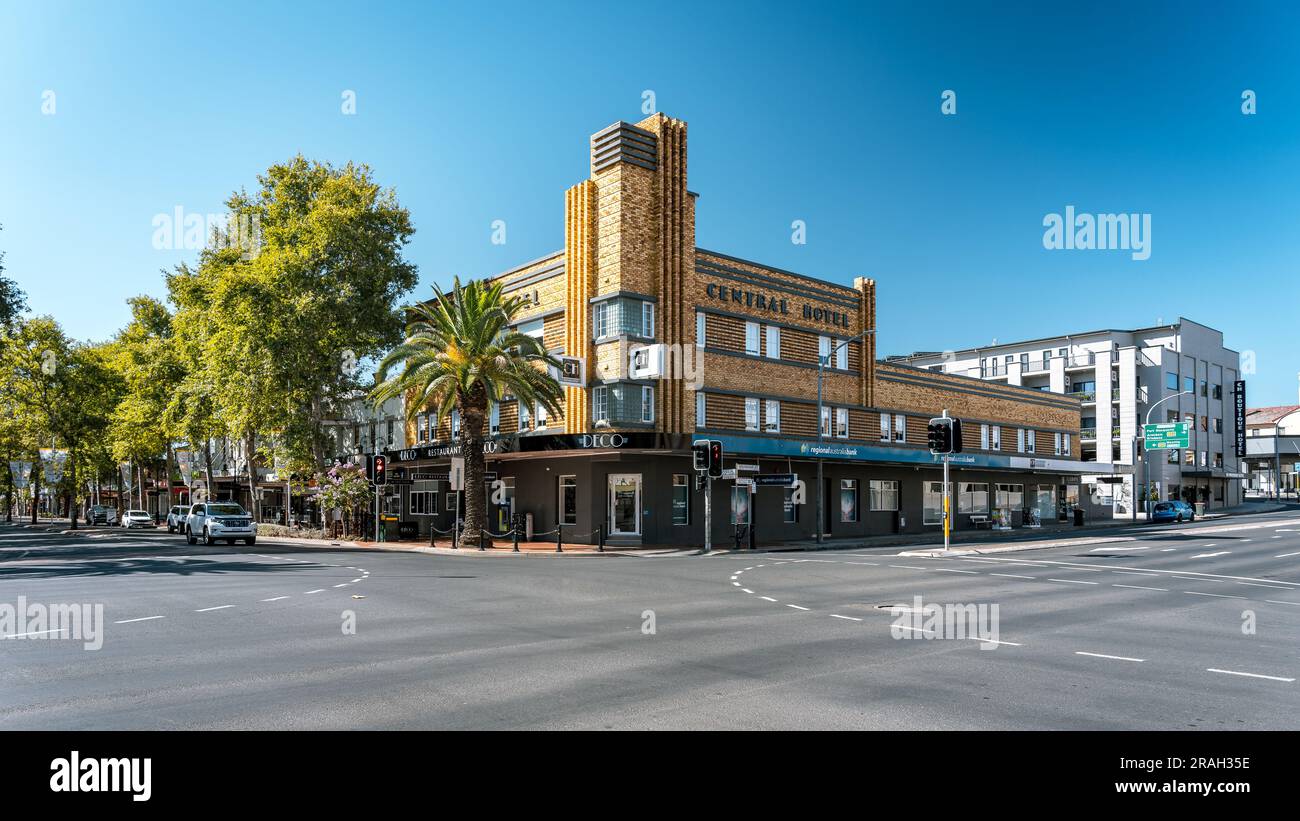 Tamworth, New South Wales, Australia - Historical Central Hotel building Stock Photo