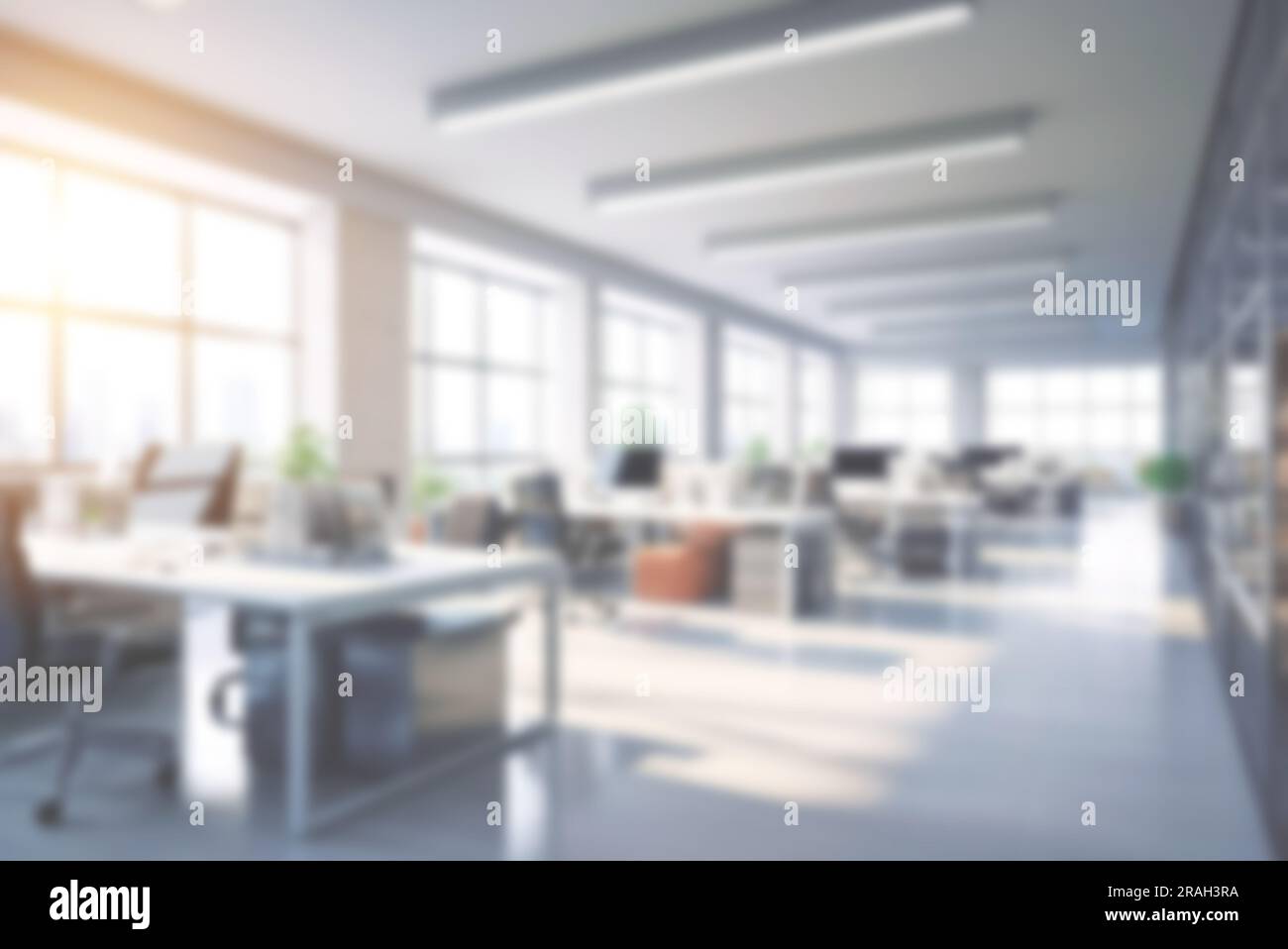 Blurred background of a modern office space. Blurred office backdrop ...