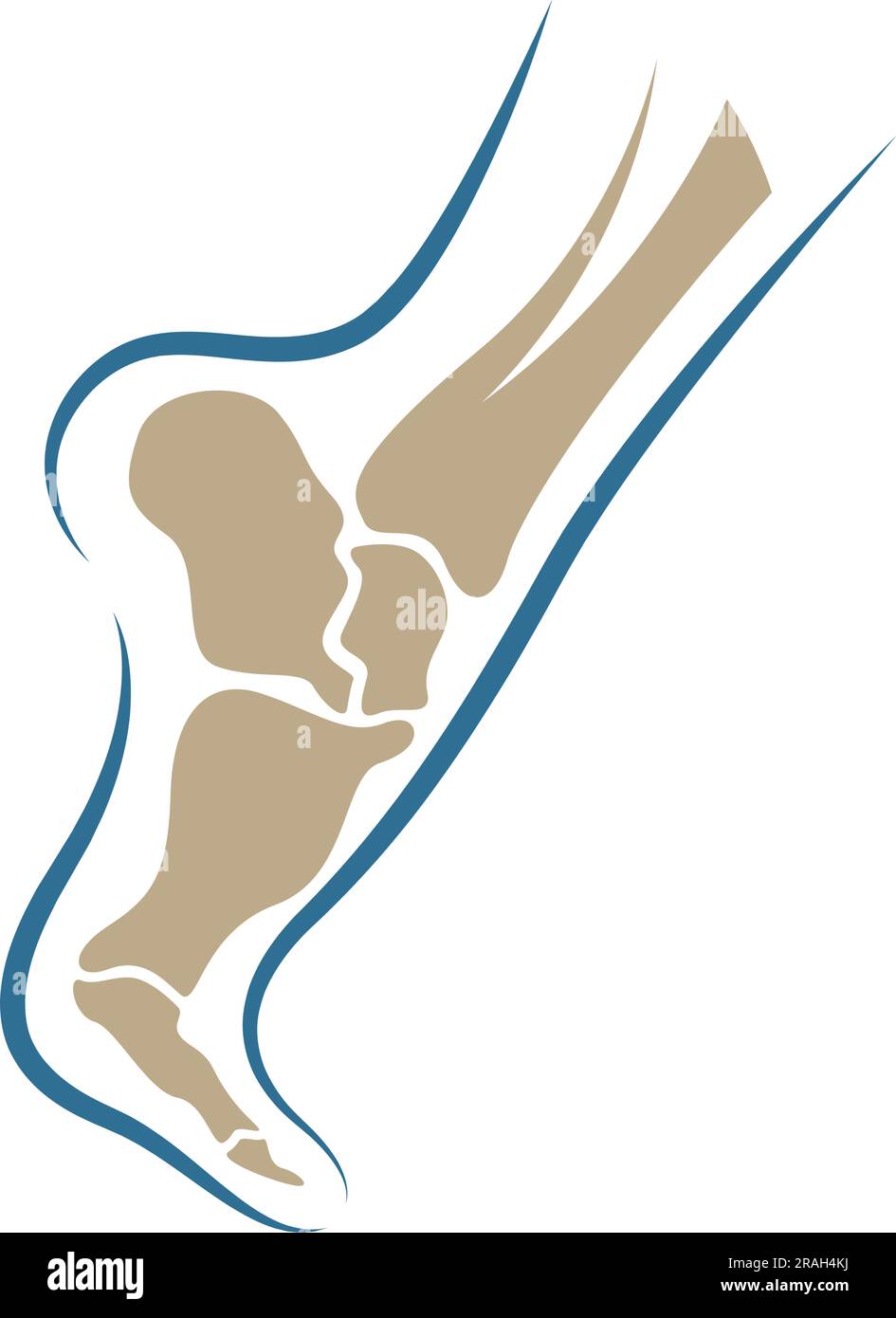 Bones icon logo design illustration Stock Vector