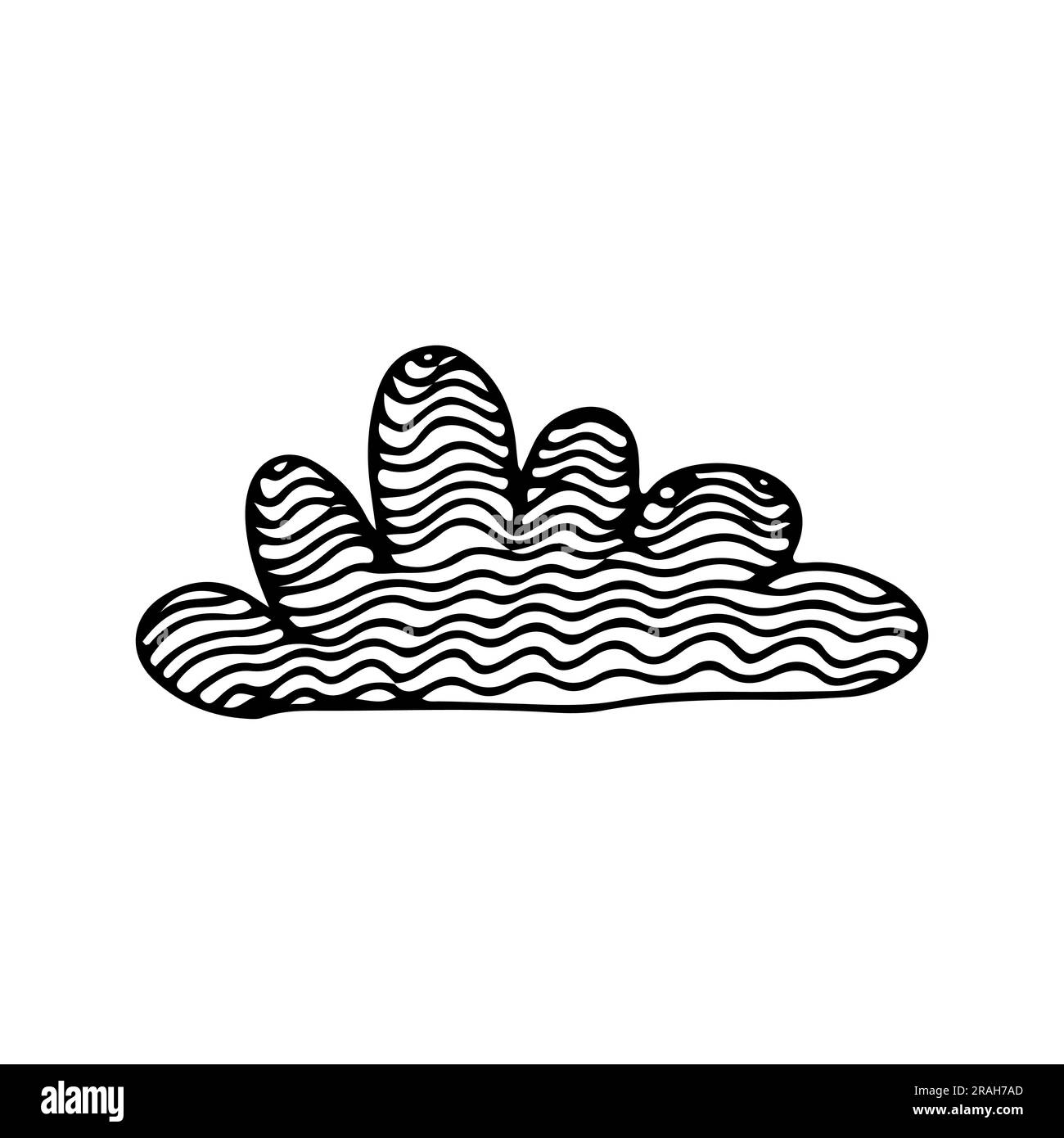 Vector hand drawn cloud Stock Vector Image & Art - Alamy