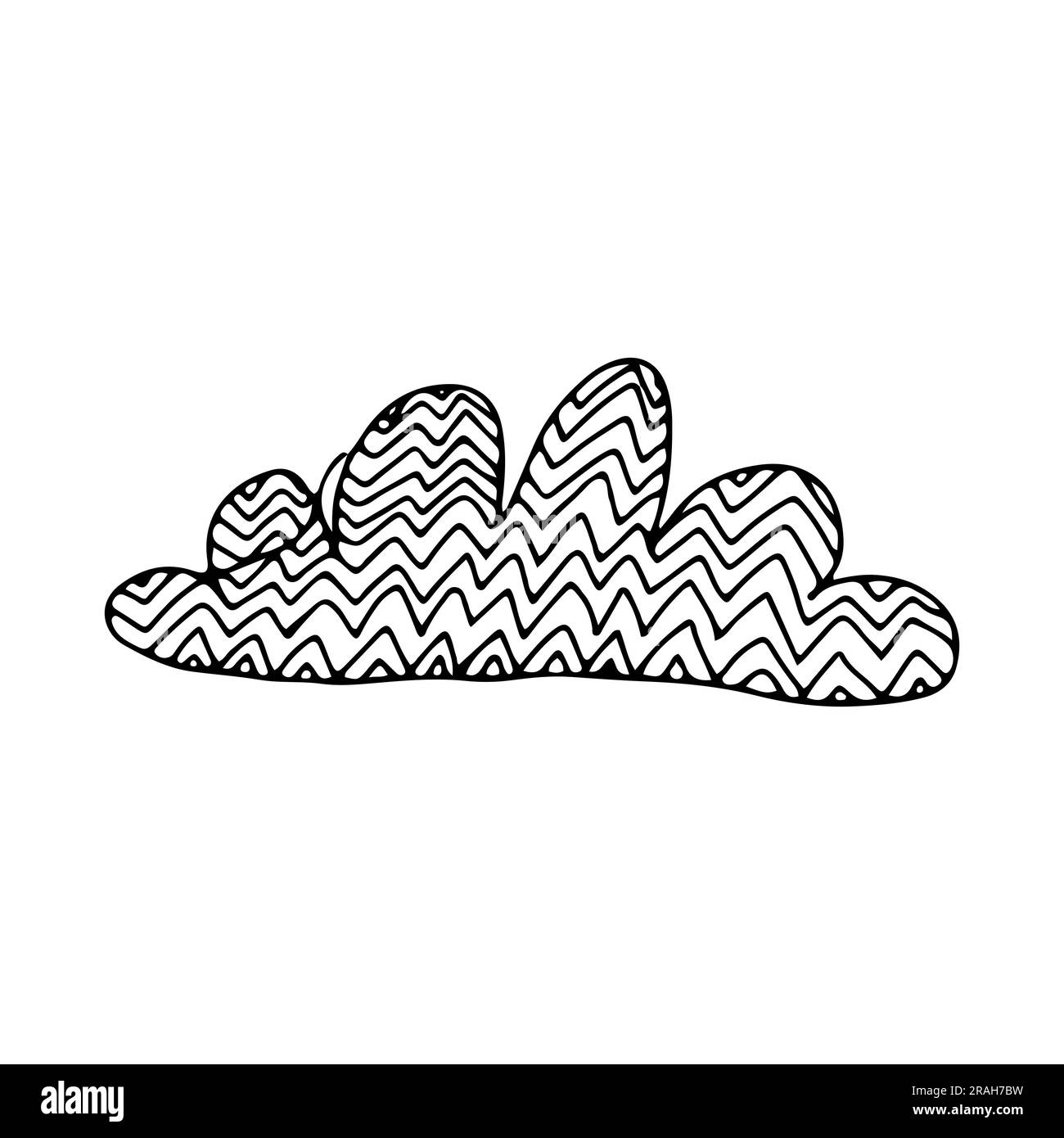 Cute doodle cloud Stock Vector Image & Art - Alamy