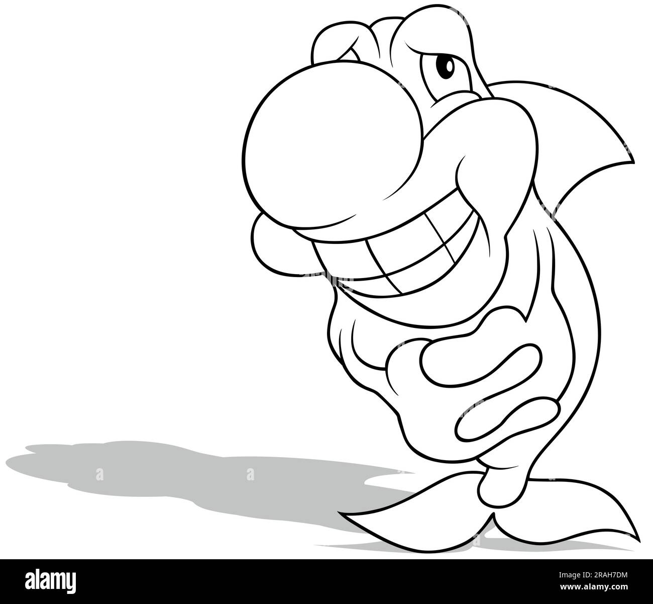 Drawing Of A Funny Fish With A Big Smile Stock Vector Image Art Alamy drawing-of-a-funny-fish-with-a-big-smile-stock-vector-image-art-alamy
