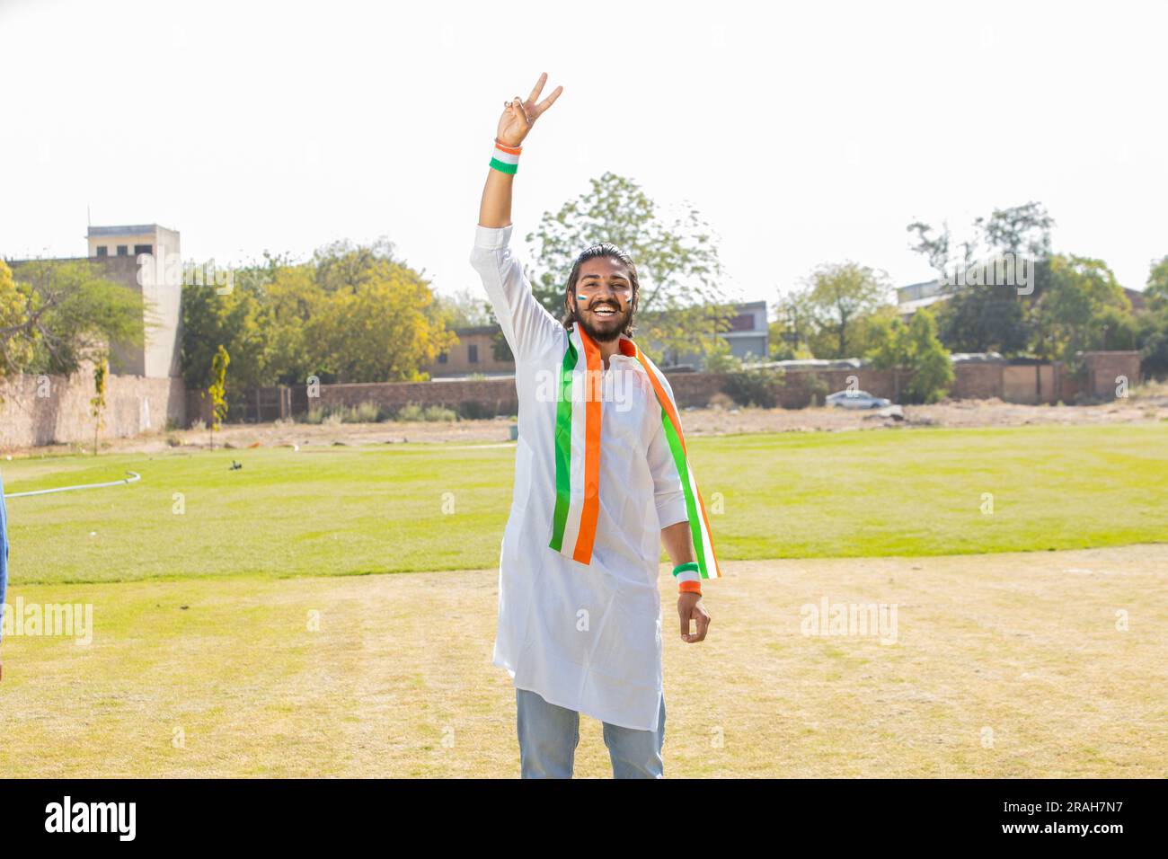 Tricolor kurta deals