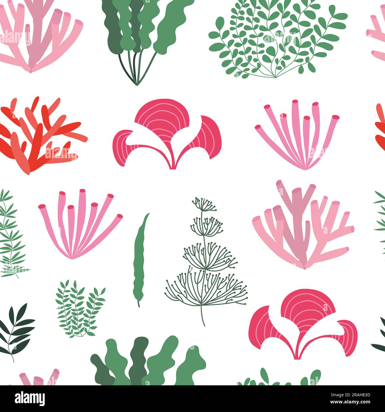 Coral Vector Pattern Coral vector pattern Stock Vector Images - Alamy