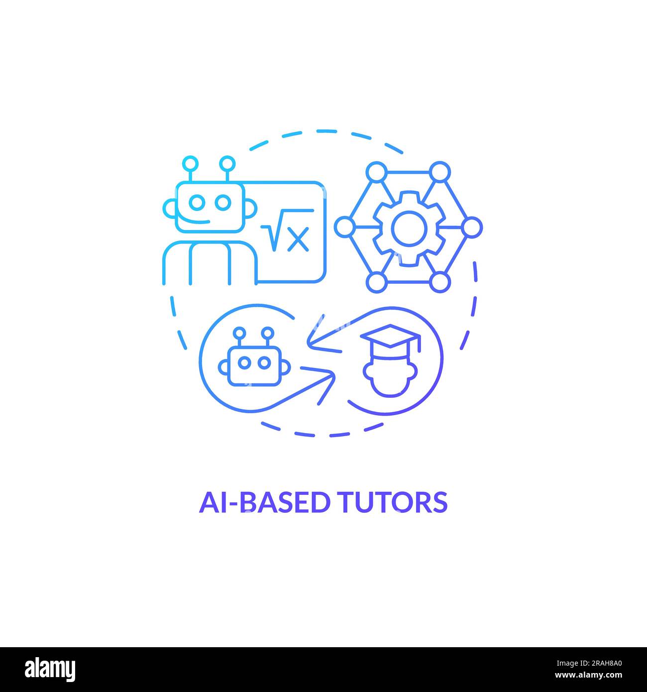 Computer based learning Stock Vector Images - Alamy