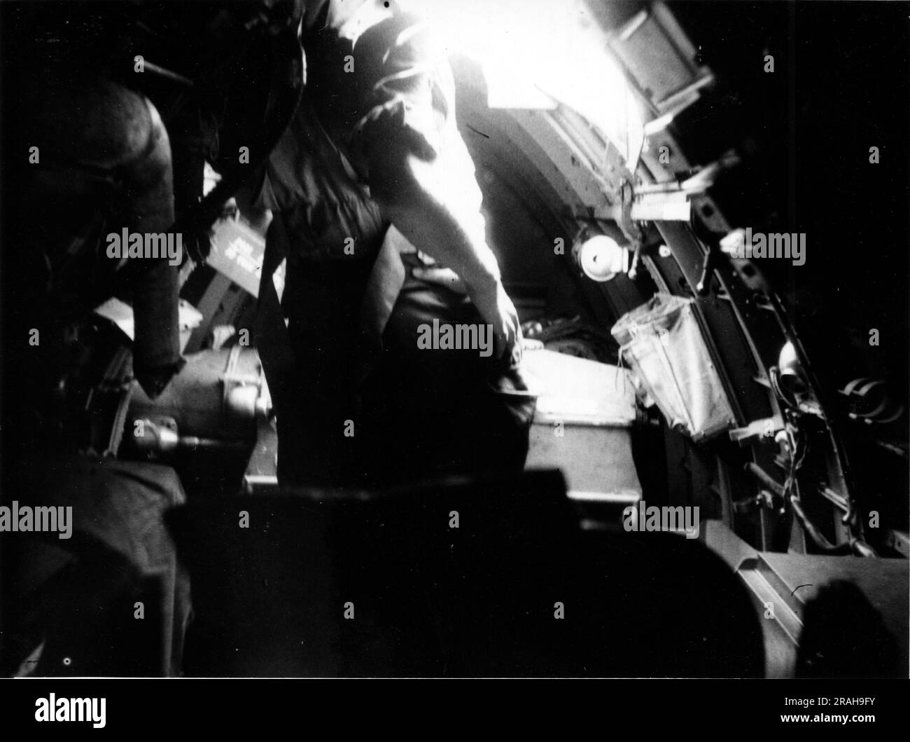Interior of WWII Bomber Stock Photo - Alamy
