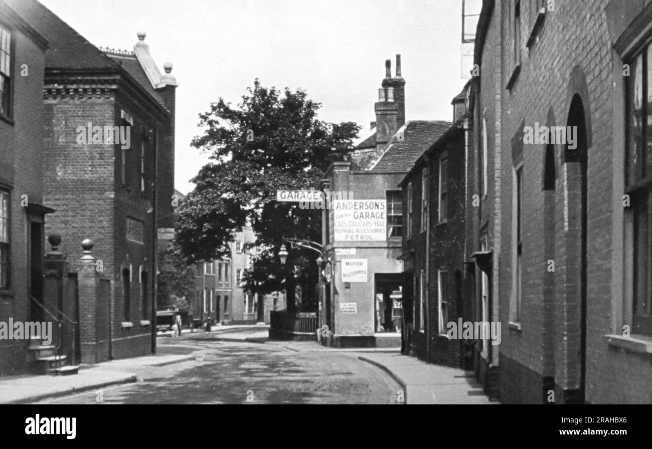 Andersons Garage, Canterbury, early 1900s Stock Photo Alamy