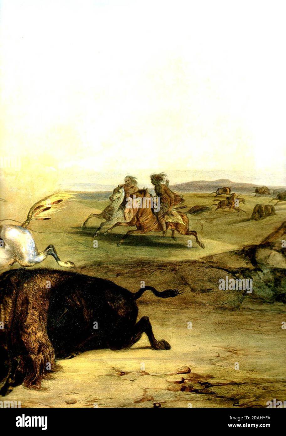 Indians hunting painting hi-res stock photography and images - Alamy