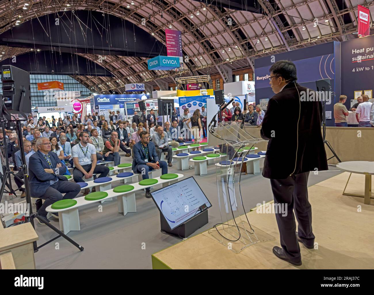 Speaker at CIH Housing 2023 at Manchester Central exhibition & conference centre, Windmill St, Manchester, England, UK,  M2 3GX Stock Photo