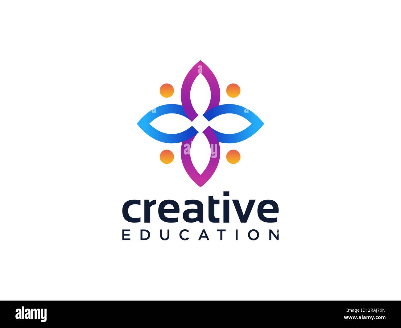 Abstract people colorful logo icon design minimal style illustration ...