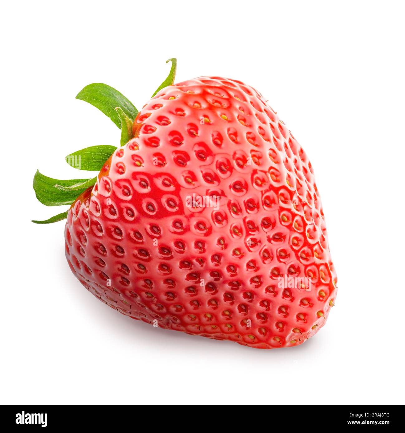Strawberry isolated on white background Stock Photo - Alamy