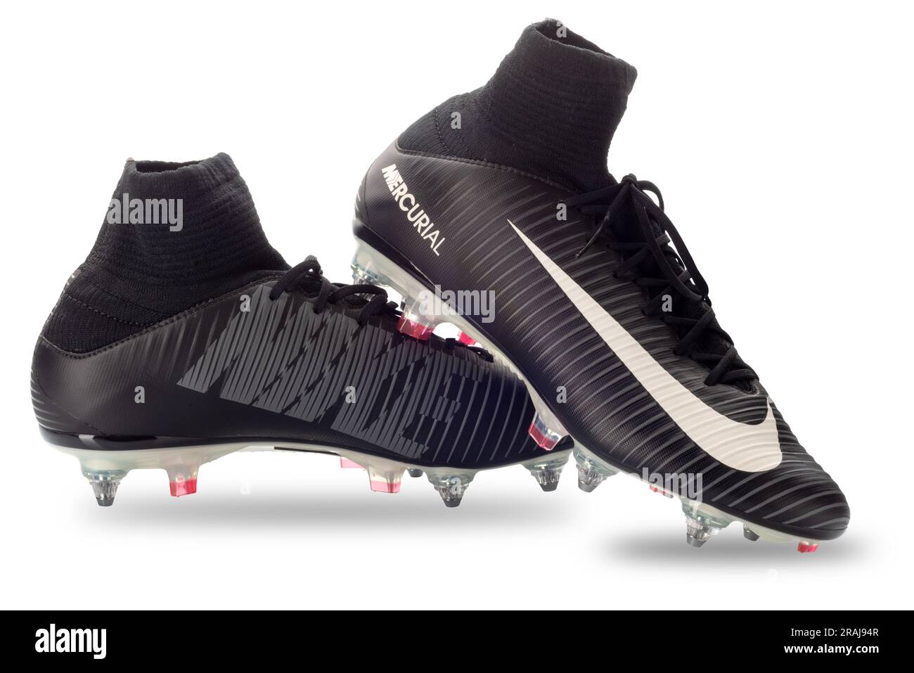 Nike brand football boots hi-res stock photography and images - Alamy