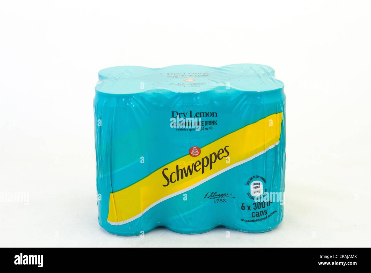Johannesburg, South Africa dry lemon soft drinks from Schweppes
