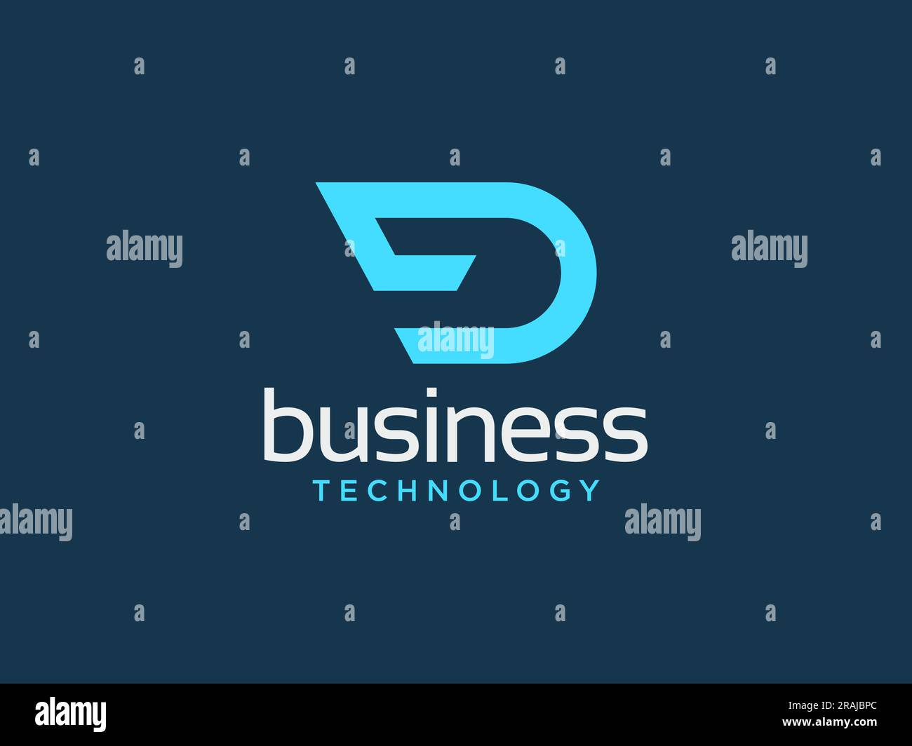 Initial based clean and minimal Logo. D letter creative fonts monogram ...