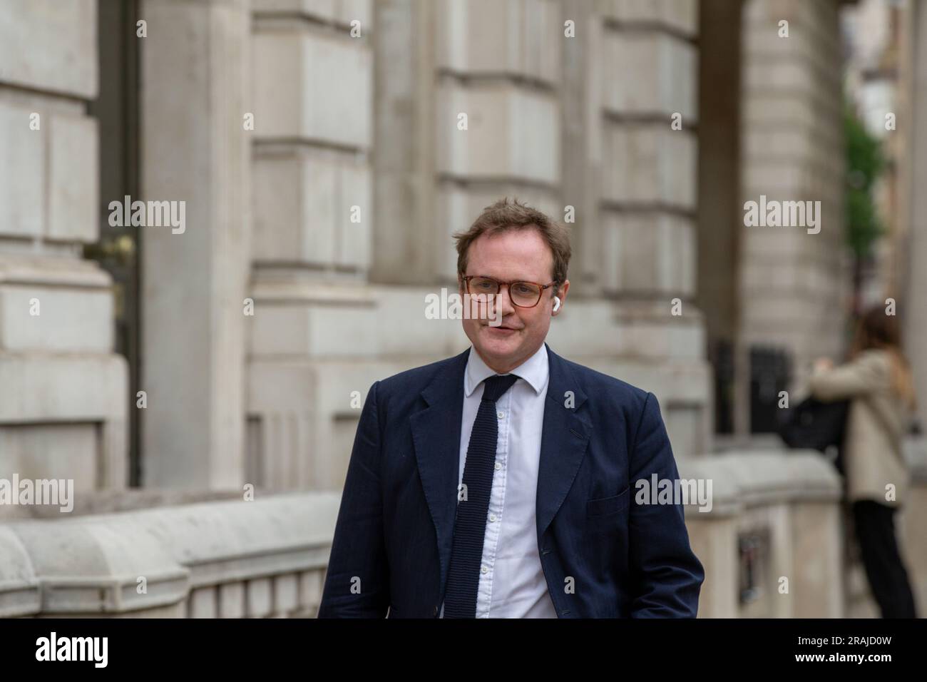London, uk.4th July, 2023.Tom Tugendhat Minister for State Security arrives at the Cabinet Office for the the weekly Cabinet Meeting credit Richard Lincoln/Alamy Live News Stock Photo