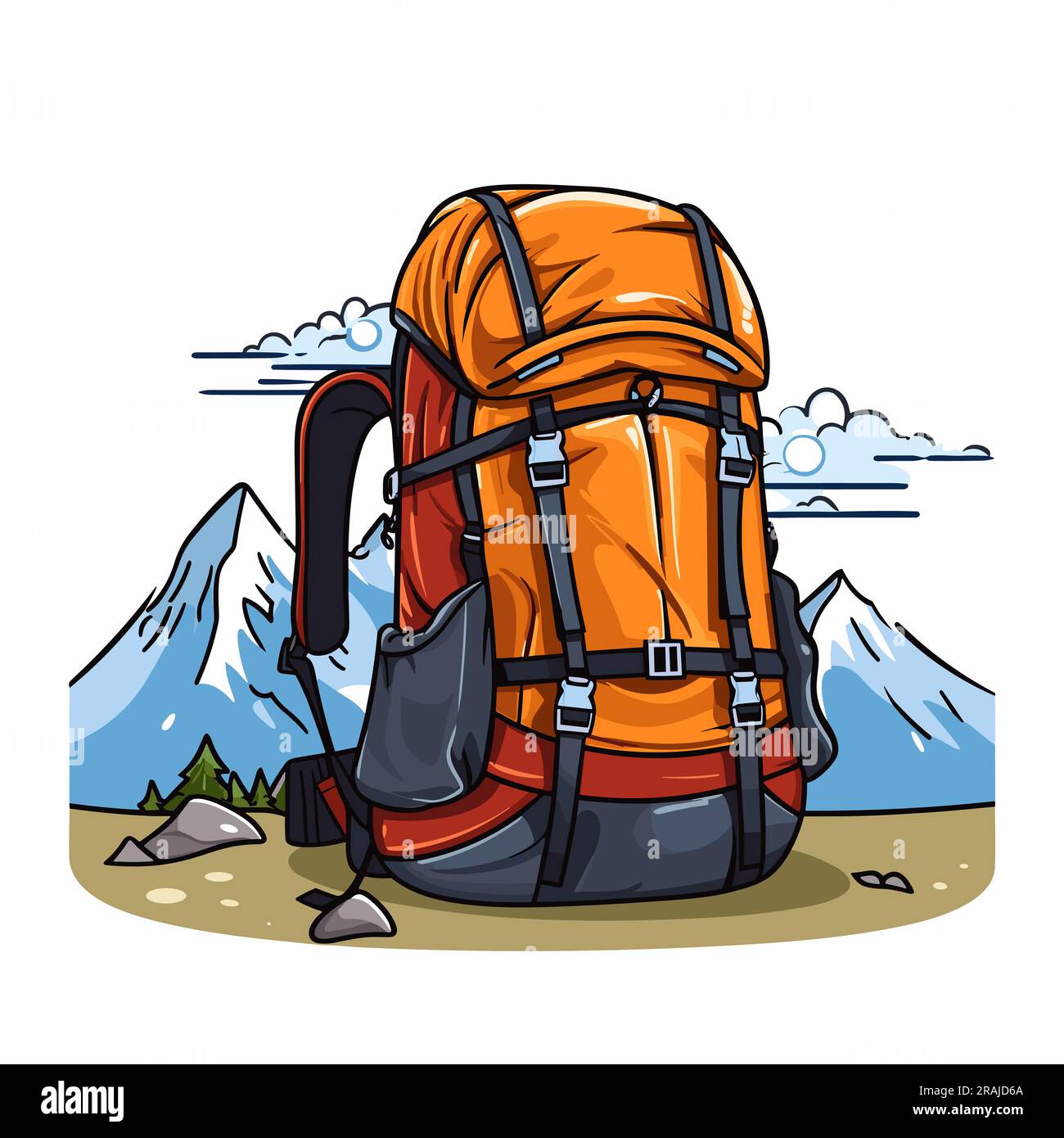 ITAOCA Anime Cartoon Backpack Hiking Travel Fishing Backpack for