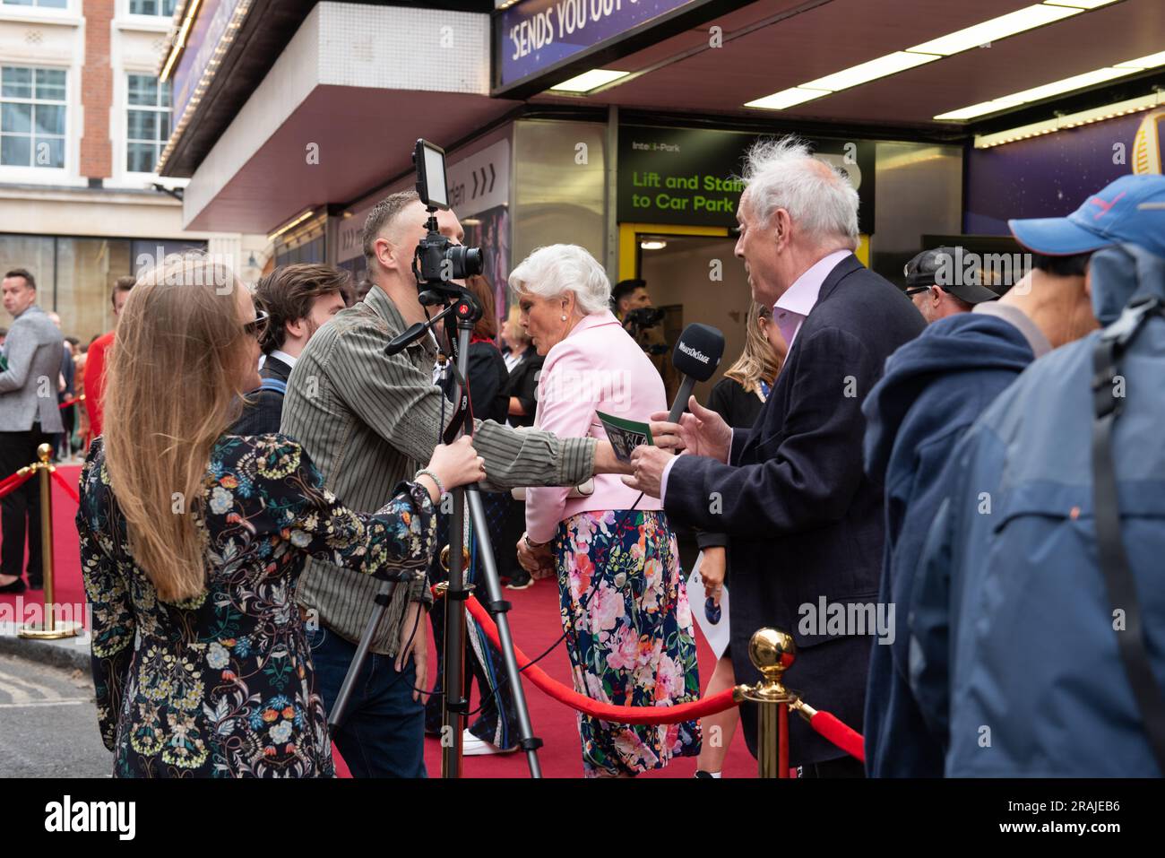 London, 3 July 2023, Crazy For You, opening night arrivals at Gillian