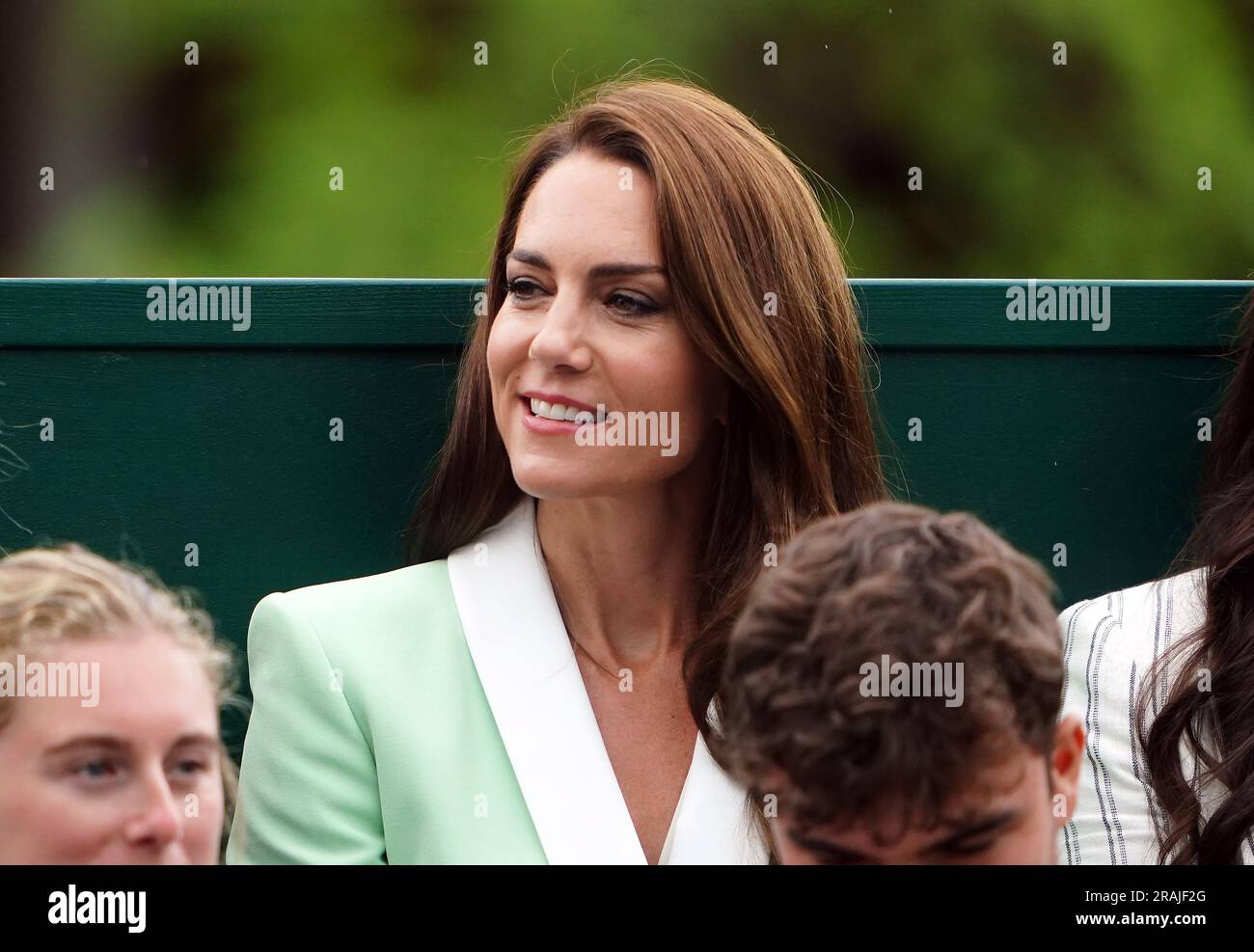 The Princess of Wales watching Katie Boulter in action against Daria