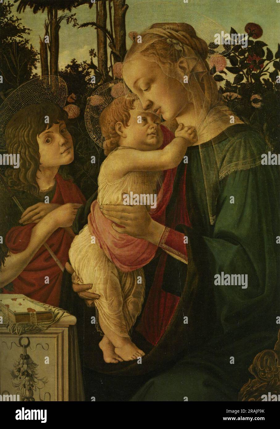 The Madonna and Child with the Infant Saint John the Baptist by Sandro ...