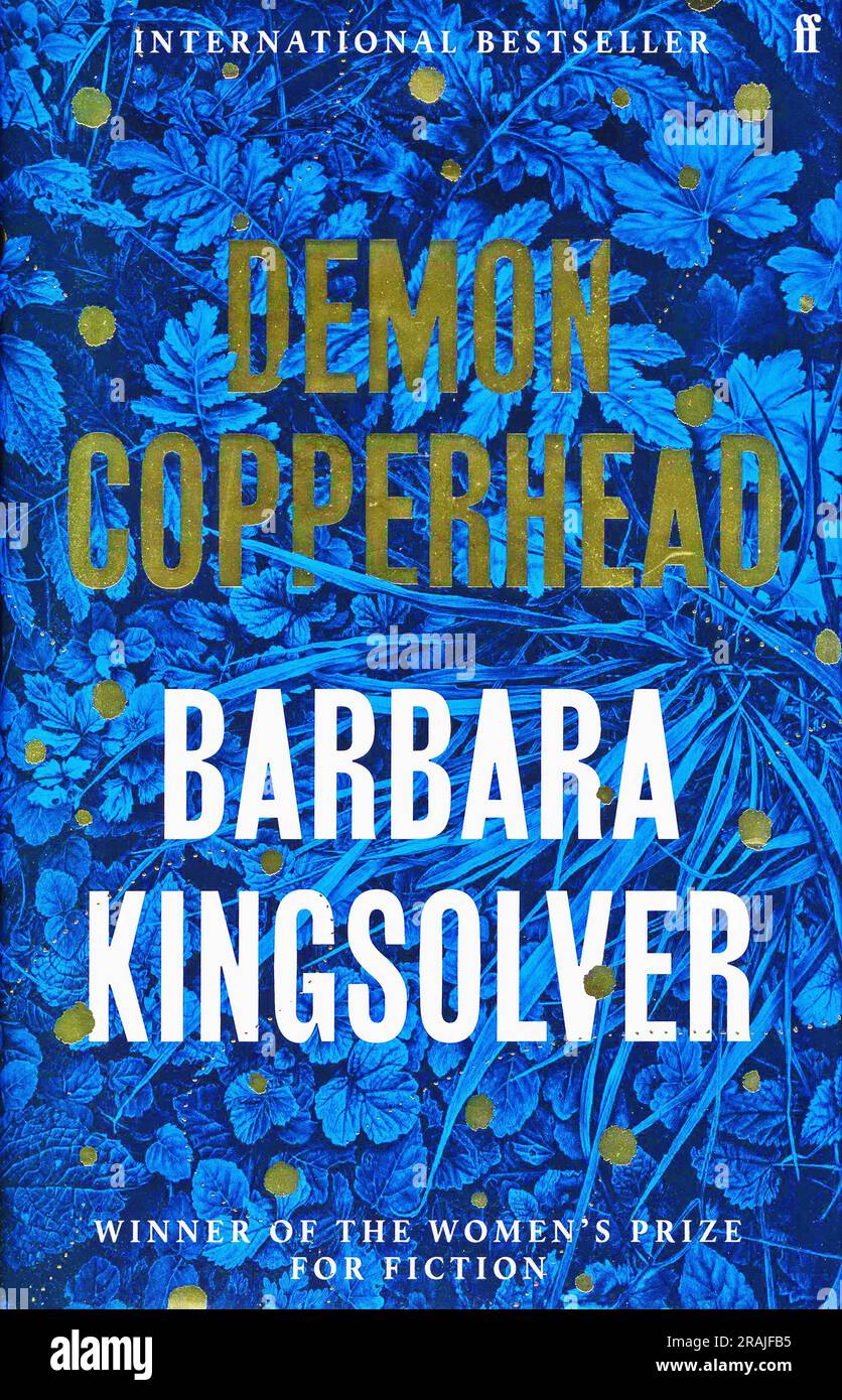 Book cover. Demon Copperhead by Barbara Kingsolver Stock Photo - Alamy