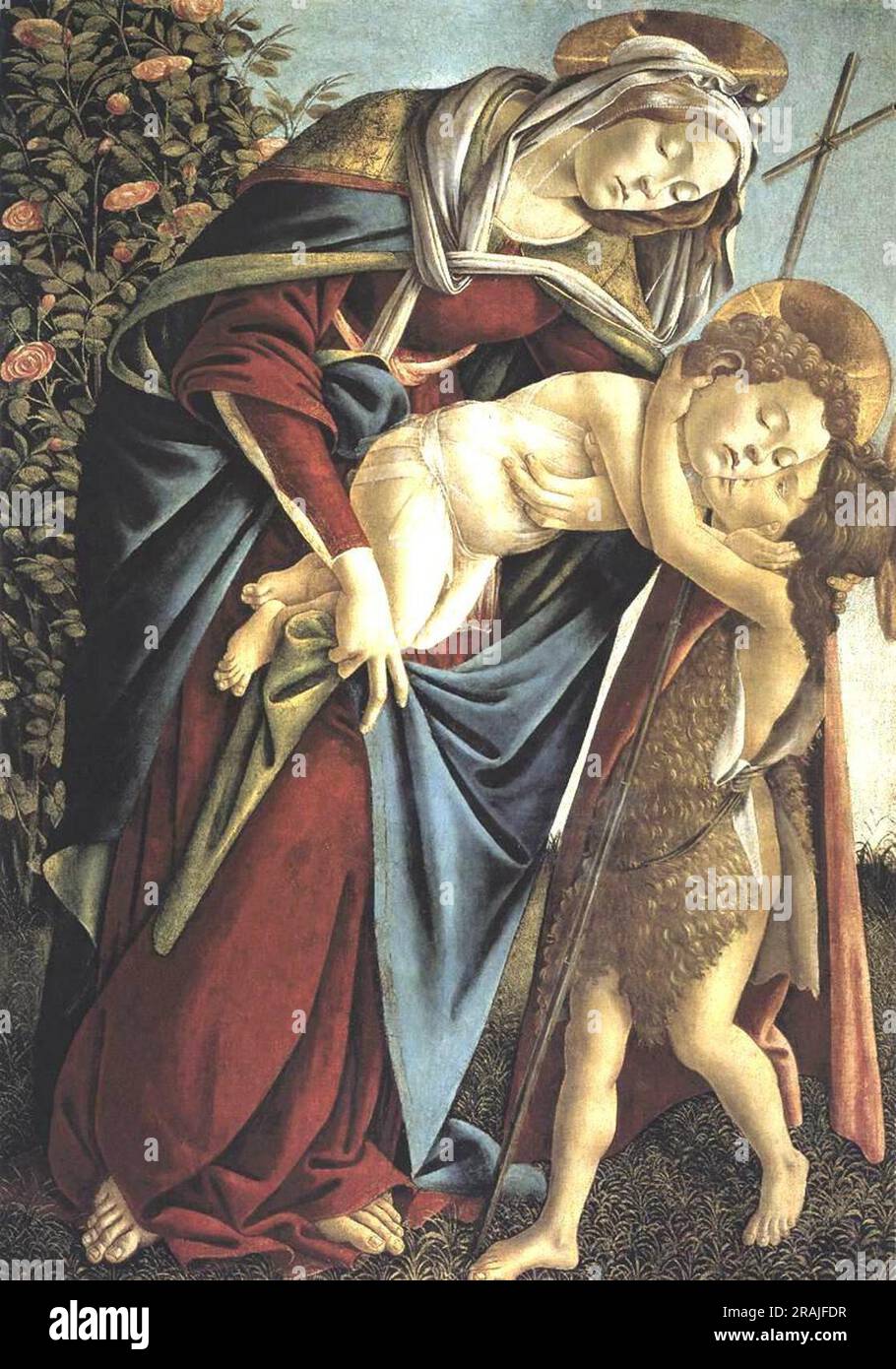 Madonna and Child and the Young St John the Baptist 1495 by Sandro ...