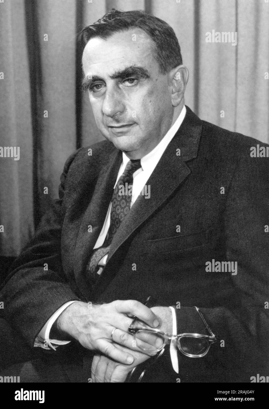 EDWARD TELLER (1908-2003) Hungarian-American physicist about 1958 when ...