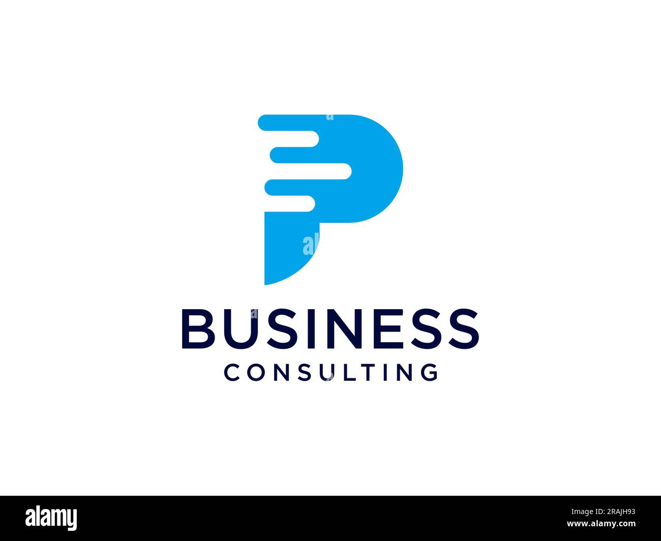 Letter P logo icon design template elements vector sign Stock Vector