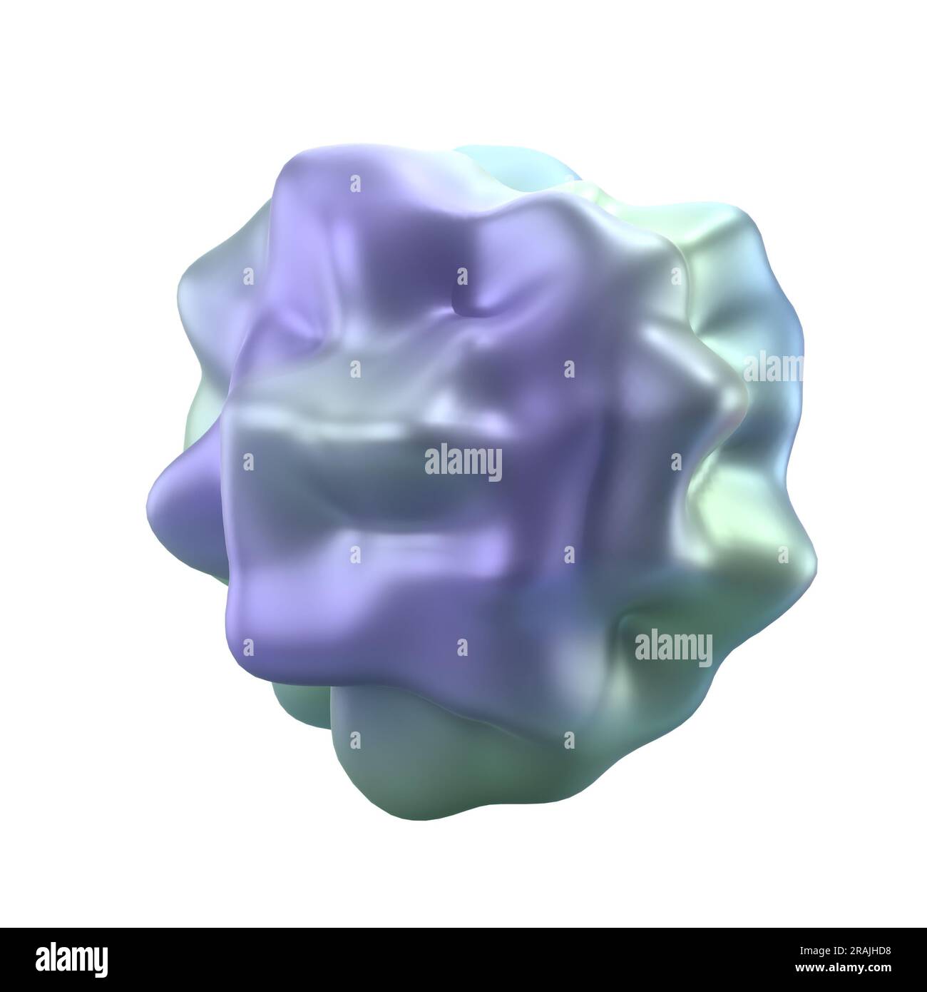 3d shape Abstract liquid with spherical element. realistic illustration ...