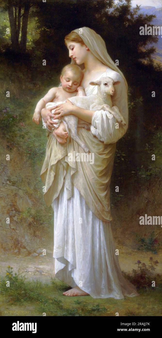 Innocence by William-Adolphe Bouguereau Stock Photo - Alamy