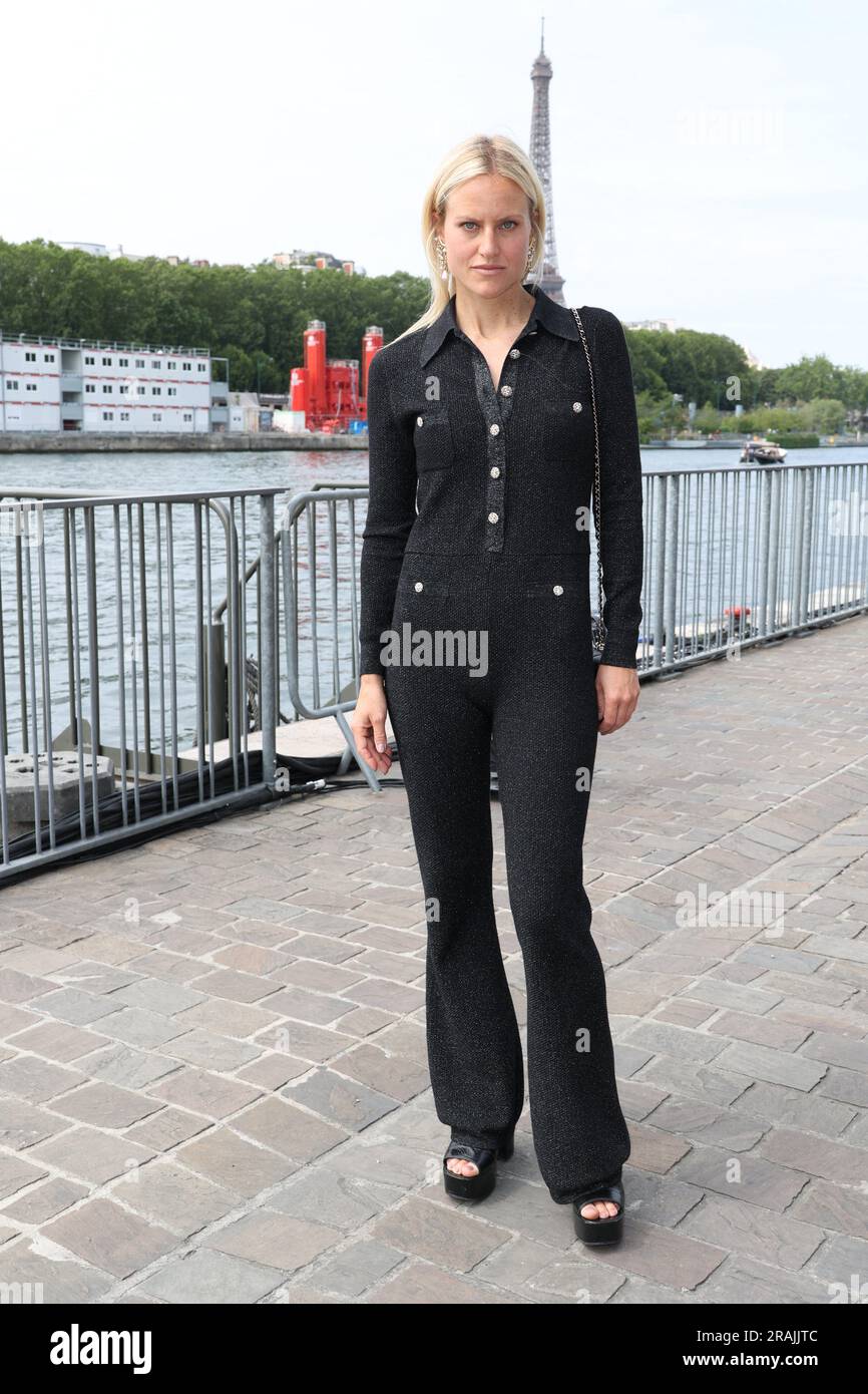 Paris, France. July 4, 2023. Olympia Scarry attends the Chanel Haute
