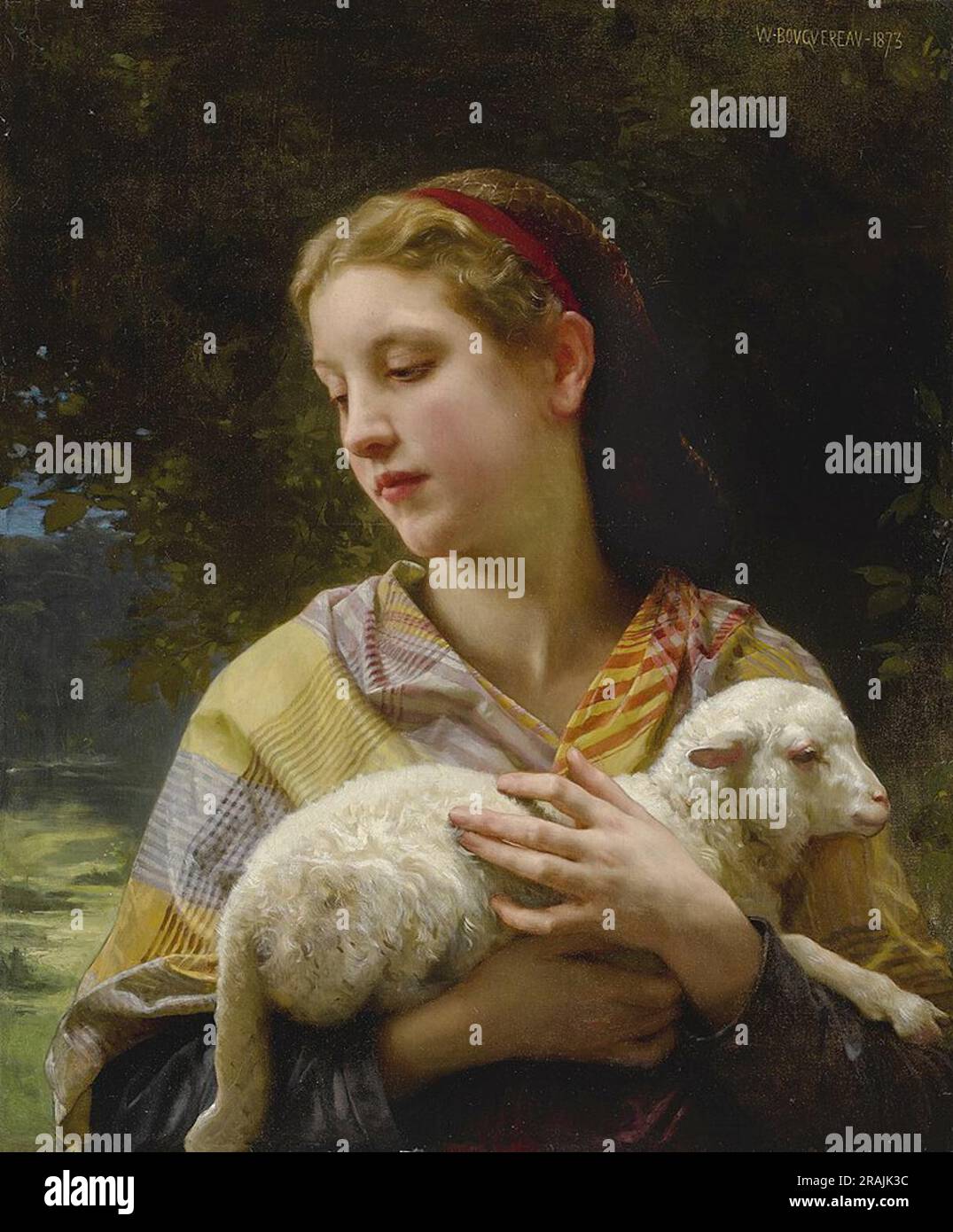 Innocence 1873 by William-Adolphe Bouguereau Stock Photo - Alamy
