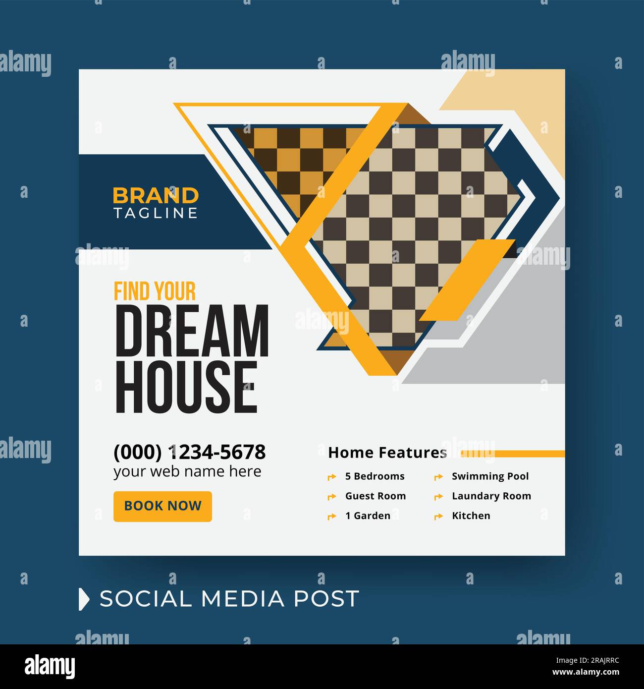 Corporate business real estate and modern home apartment sales social