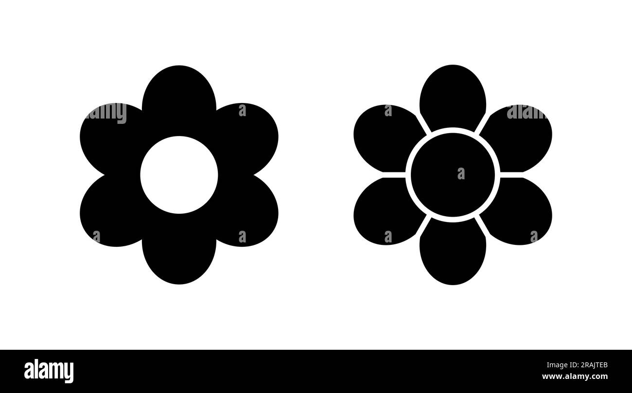 Flower icon vector. floral icon. flower logo Stock Vector Image & Art ...