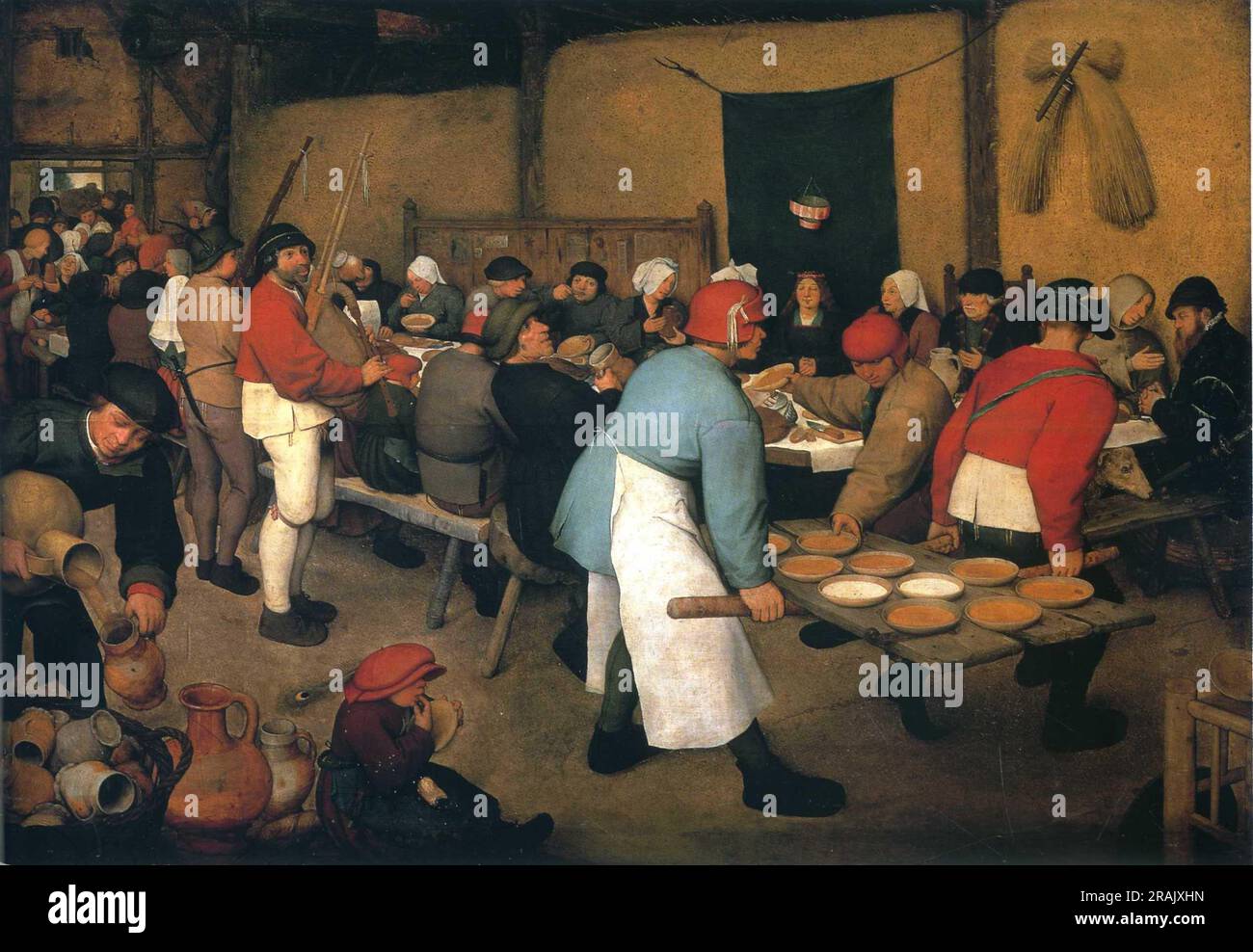 Peasant Wedding 1568 by Pieter Bruegel the Elder Stock Photo - Alamy