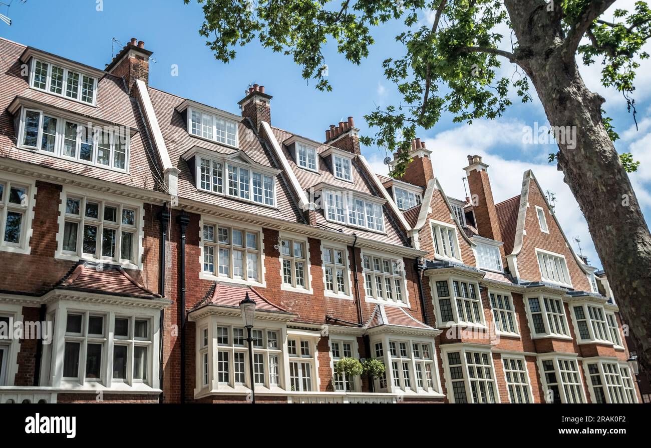 London June 2023 Luxury upmarket Edwardian Kensington flats